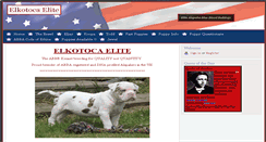 Desktop Screenshot of alapahabluebloodbulldog.co.uk